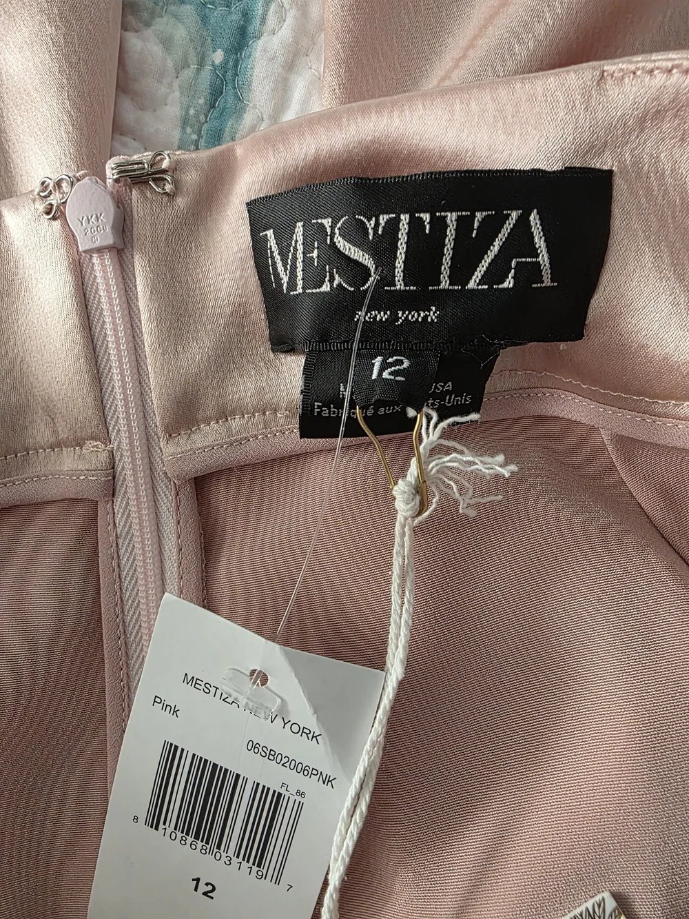 NWT Mestiza New York Wide Leg Satin Pants